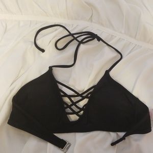 Black bikini top